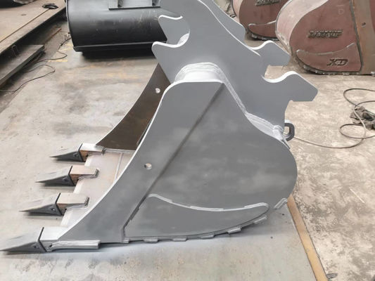 Scavatori di acciaio pesanti, secchio di scavo di 1 metro cubo di capacità Superficie rivestita di polvere