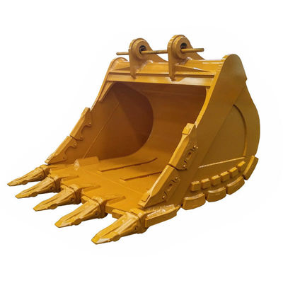 Customized 600mm Larghezza Backhoe Excavator secchio di coda di topo secchio con denti di tigre