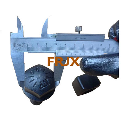 Manica destra bulloni per escavatori Nuovo HRC52-58 Durezza superficiale Finitura ossido nero