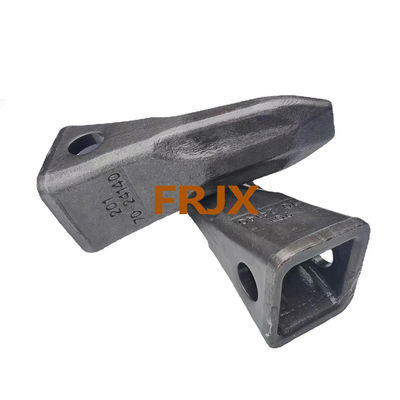 100% Nuovo Bucket Tips Excavator Denti Precisione Fusione Giallo / Nero